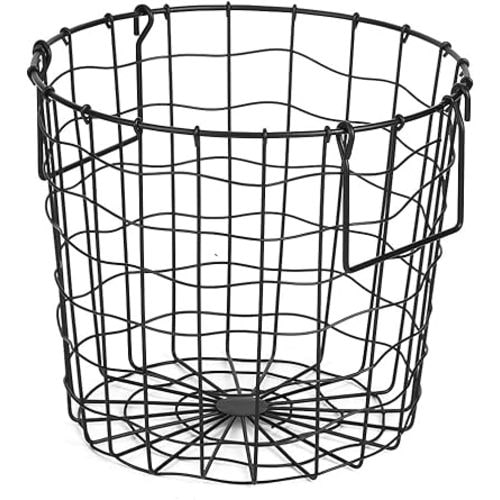 Iron Art Laundry Basket, Multifunctional Storage Organizer for Bathroom, Nordic Style, ins style, Versatile Use with Large Capacity, Hollow Design for Dirty Clothes