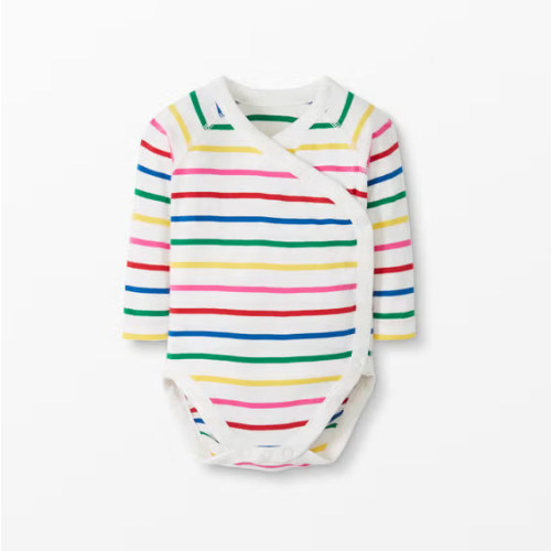 0-3 or 3-6 months Baby Side Snap Bodysuit In Organic Cotton