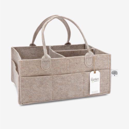 Parker Baby Co. Diaper Caddy - White, Large