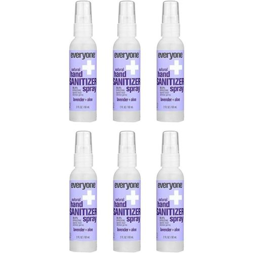 Everyone Sanitizer - Spray - Lavender - Aloe - Case of 6-2 fl oz6
