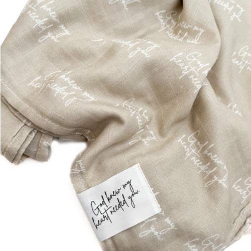 God Knew My Heart Needed You Swaddle Blanket – OUR HOUSE ABOVE