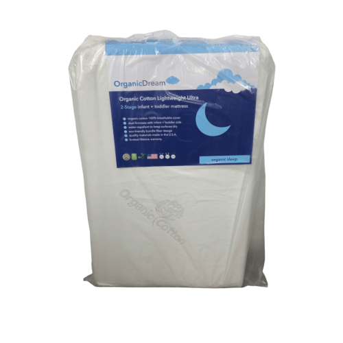 Organic Dream Organic Cotton 2-Stage Lightweight Ultra Crib Mattress Mini