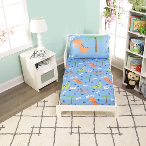EVERYDAY KIDS Dinosaur Toddler Sheets Set