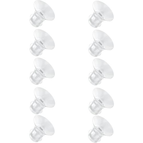 Flange Inserts 19mm for Medela,Spectra 24mm Shields/Flanges,Compatible with Momcozy S12 Pro/S9 Pro/S9/S12 Wearable Breast Pump,Reduce 24mm Nipple Tunnel Down to 19mm,10PCS
