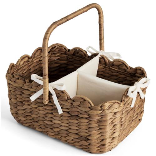 Diaper Caddy Organizer for Baby w/ Removable Divider & Handles – Best Choice Products