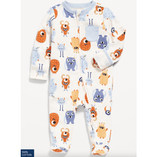 2-Way-Zip Sleep & Play Footed One-Piece for Baby