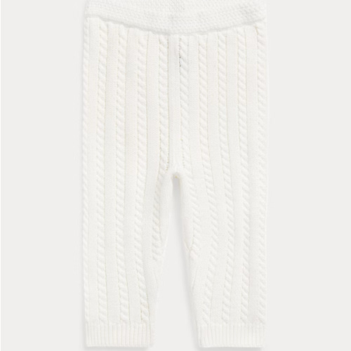 Cable-Knit Cotton Sweater Pant