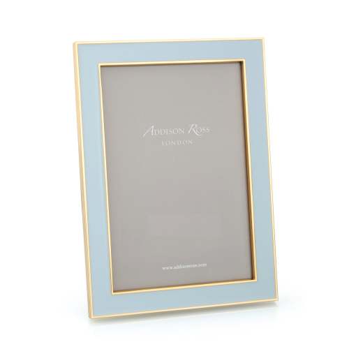 Gold Trim Powder Blue Enamel Photo Frames | Addison Ross USA – Addison Ross Ltd USA
