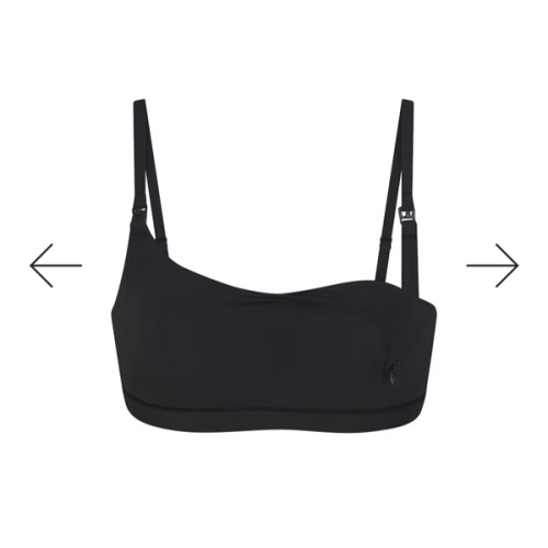 FITS EVERYBODY MATERNITY NURSING SCOOP BRALETTE | ONYX | SKIMS