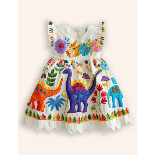 Cute Dinosaurs Forest Dress