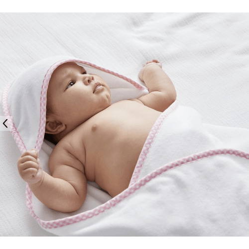 Gingham Baby Hooded Towels | Pottery Barn Kids