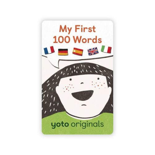 Yoto My First 100 Words Audio Card: Educational Learning System for Ages 3-12