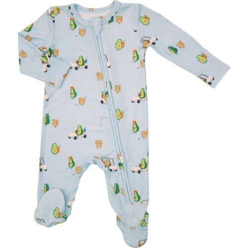 ANGEL DEAR Golfing Avocados Footie, Size: Newborn