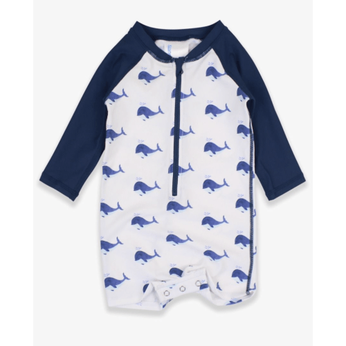 Boys Long Sleeve One Piece Rash Guard - (0-3months)