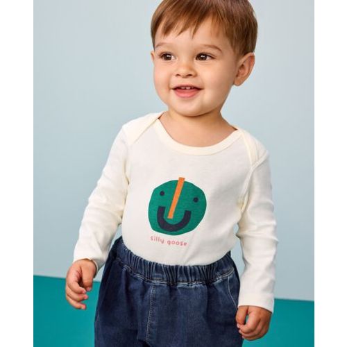 5-Pack Baby Long Sleeve Graphic Bodysuits