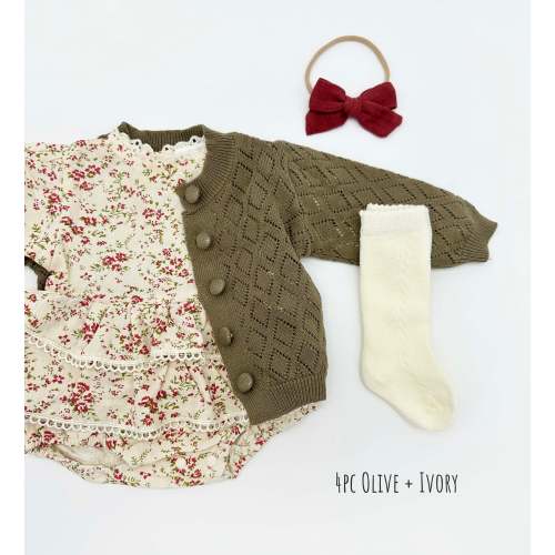 Bella Floral Romper – Olive and Cradle