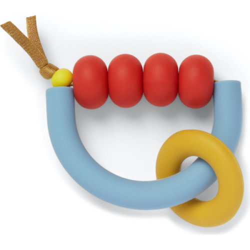 Primary Arch Ring Teether - January Moon | Maisonette