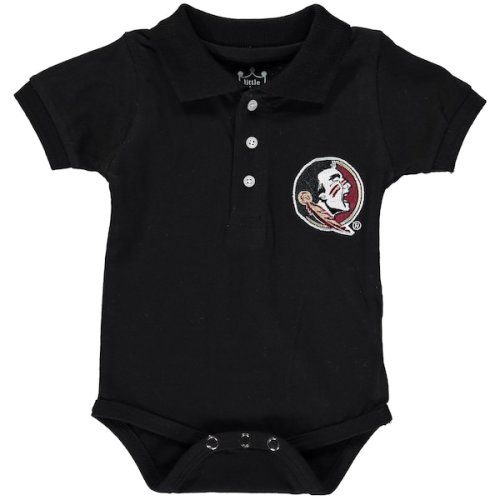 Infant Black Florida State Seminoles Polo Bodysuit - Size 12 Months