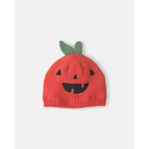 Baby Halloween Pumpkin Knit Hat - Orange | Carter's