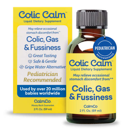Colic Calm Liquid Dietary Supplement Gripe Water for Baby Colic, 2 Fl.Oz. (59 ml)