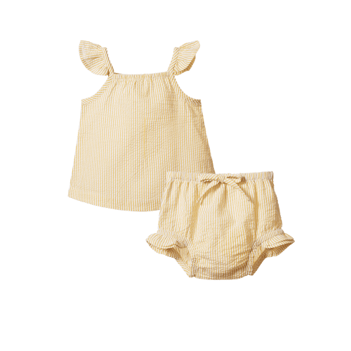 GOTS Certified Organic Cotton Petal Set Gingham
