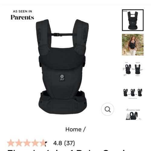 Elevate 6-in-1 Baby Carrier - Basalt