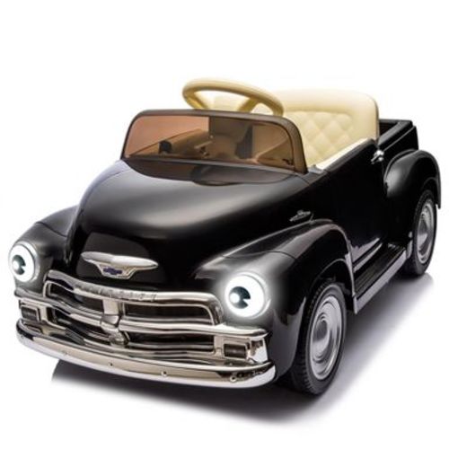 GARVEE 12V Licensed Chevrolet Ride On Car for Kids w/Parent Remote for Ages 3-5, 2 Speed, Front &Ear Headlights, Dual Doors, 4 Wheel Cushion, Music