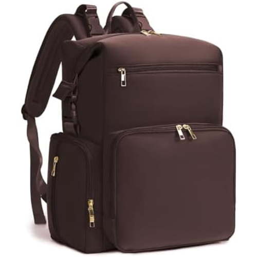 Neoprene Diaper Bag Backpack with Insulated Pockets, Large Newborn Baby Maternity Bags Travel Tote with Changing Pad