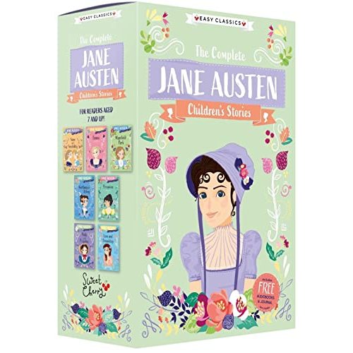 Jane Austen Children's Stories (Easy Classics) 8 Book Box Set (Emma, Pride and Prejudice, Northanger Abbey … Sense and Sensibility)