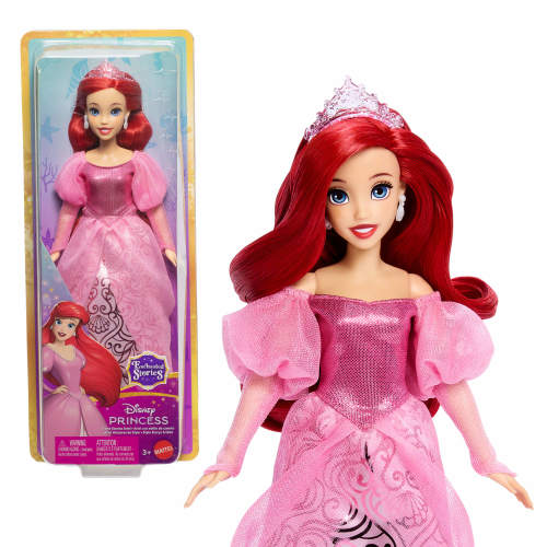 Disney Princess Enchanted Stories Ariel Fashion Doll in Pink Sparkling Dress [Walmart Exclusive]