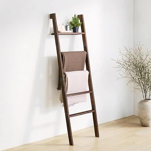 Blanket Ladder, Wood (Brown)