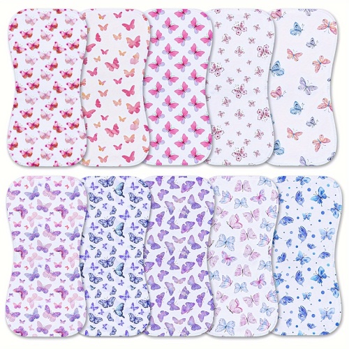 10pcs burp cloths baby boys girls baby burp cloth baby - Temu