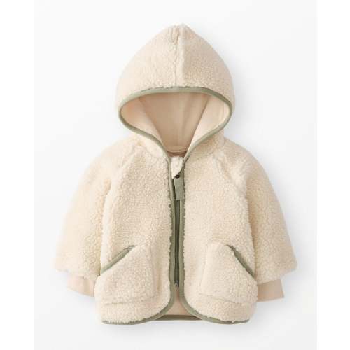 Baby Faux Shearling Hoodie Jacket | Hanna Andersson