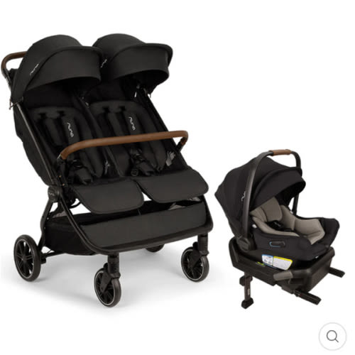 Nuna TRVL Dubl + PIPA Series Travel System | Modern Nursery™