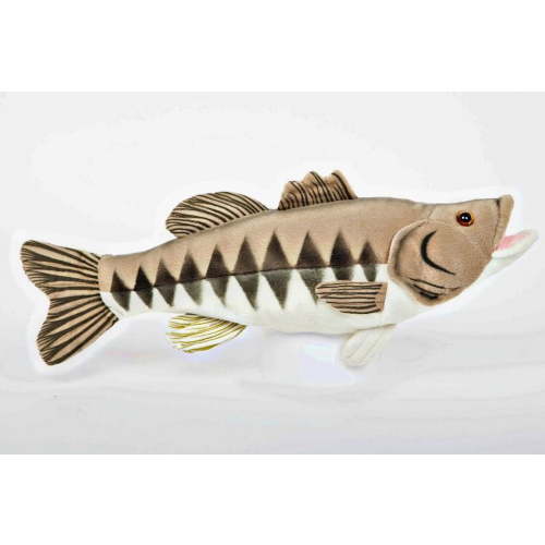 Largemouth Bass - 10 inch Cabin Critters Stuffed Animal - Freshwater Fish Collection