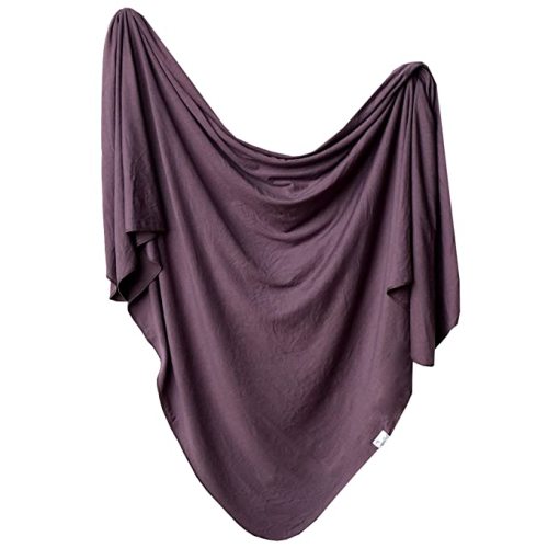 Copper Pearl Baby Swaddle Blanket - Premium Knit Baby Blanket, Large Soft Stretchy Receiving Blankets for Baby Boy and Girl, Swaddles for Newborn, Infant, and Toddler (Plum)