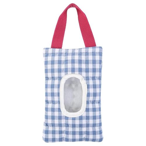 Quilted Baby Wipe Holder Quilted Wipe Pouch Portable Hanging Floral Wet Wipes Bag for Car, Stroller