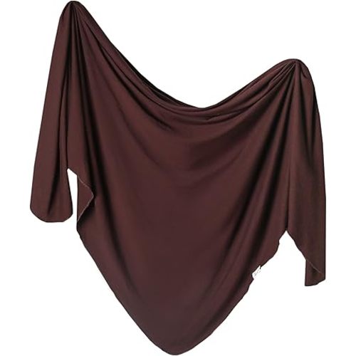 Copper Pearl Large Premium Knit Baby Swaddle Receiving Blanket Moose