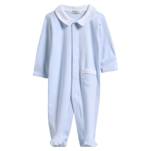 New Beginnings Pima Cotton Footie, 3-6M