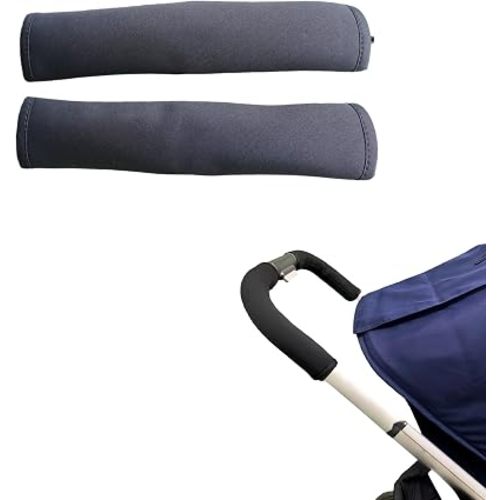 Fits UPPAbaby Cruz/Vista Stroller, 2-Pack Replacement Stroller Handle Grip Covers in Black (10.63‘’)