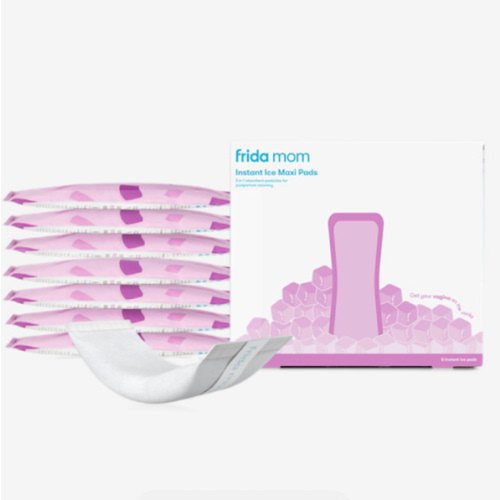 Frida Mom 2-in-1 Postpartum Pads, Absorbent Perineal Ice Maxi Pads, Instant Cold Therapy Packs and Maternity Pad in One