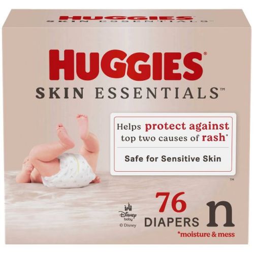 Huggies Skin Essentials Luxury Diapers – (Select Size and Count)