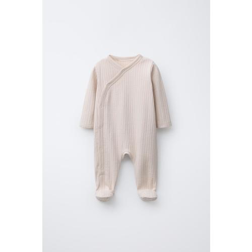 PLAIN STRUCTURE JUMPSUIT - Brown | ZARA United States