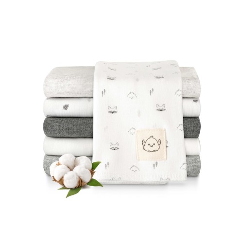 Shea Burp Cloths, One Size