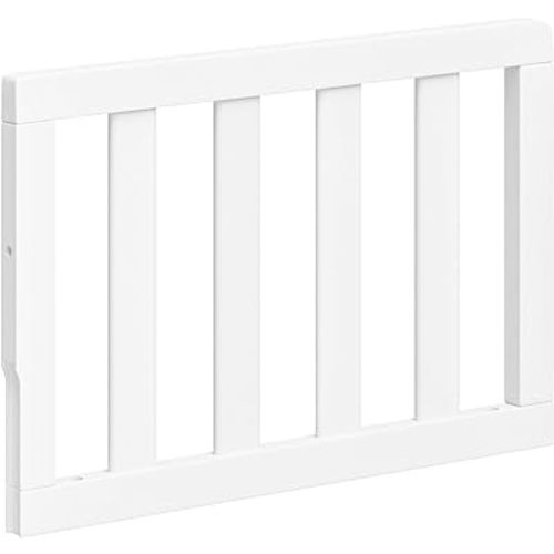 Graco Toddler Safety Guardrail with Slats (White) for Storkcraft Crib Conversion – GREENGUARD Gold Certified