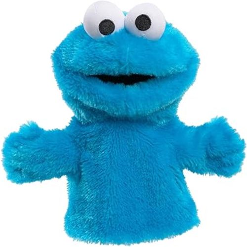 Sesame Street Cookie Monster 9-inch Hand Puppet, Preschool Pretend Play, Kids Toys for Ages 18 Month by Just Play