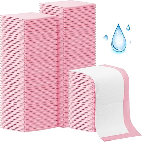 100 Pack Disposable Changing Pads,13X18 inch Baby Disposable Underpads,High Absorbent Diaper Changing Pads,Waterproof Disposable Pads,Leak Proof Breathable Underpads for Adult Baby Pets