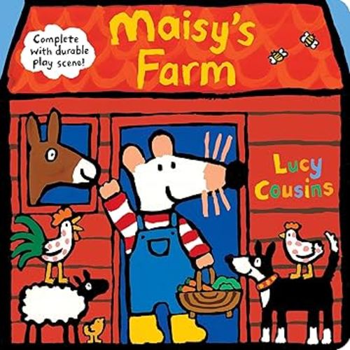 Maisy's Farm: Complete with Durable Play Scene: A Fold-Out and Play Book (Interactive Maisy the Mouse Play Scene with Punch-Out Removable Characters - For Toddlers, Preschoolers, and Kids Ages 3-5)