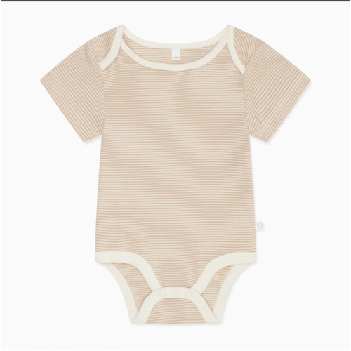 Short Sleeve Bodysuit White / Newborn