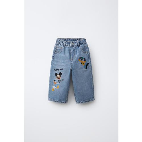 BAGGY JEANS © DISNEY - Mid-blue | ZARA United States